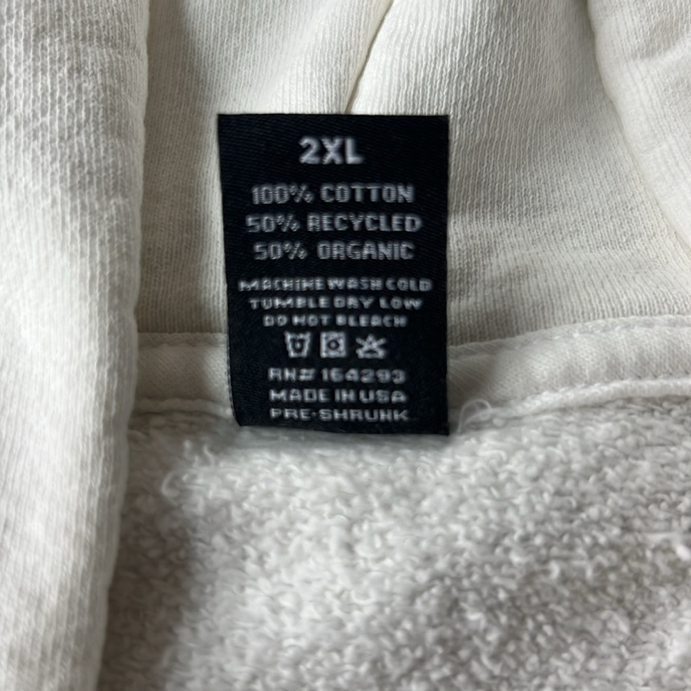 Pleasing Sweatshirt White The AstroMilk Man Zip Up Hoodie Size XXL Harry Styles - Picture 9 of 13